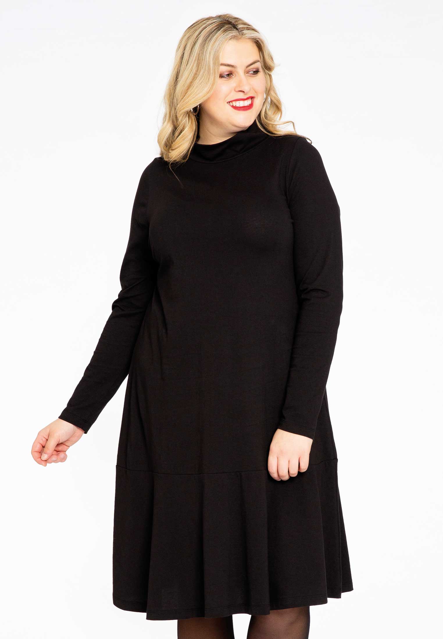 Dress with turtle neck ORGANIC COTTON