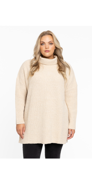 Yoek | Pullover knit high neck