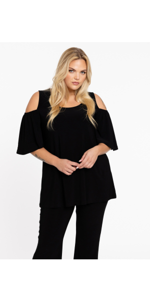 Yoek | Tunic flare cut out DOLCE
