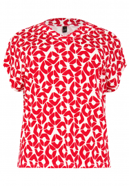 Shirt V-Hals PENELOPE - red 