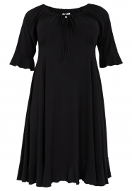 Dress wide neck DOLCE - black 