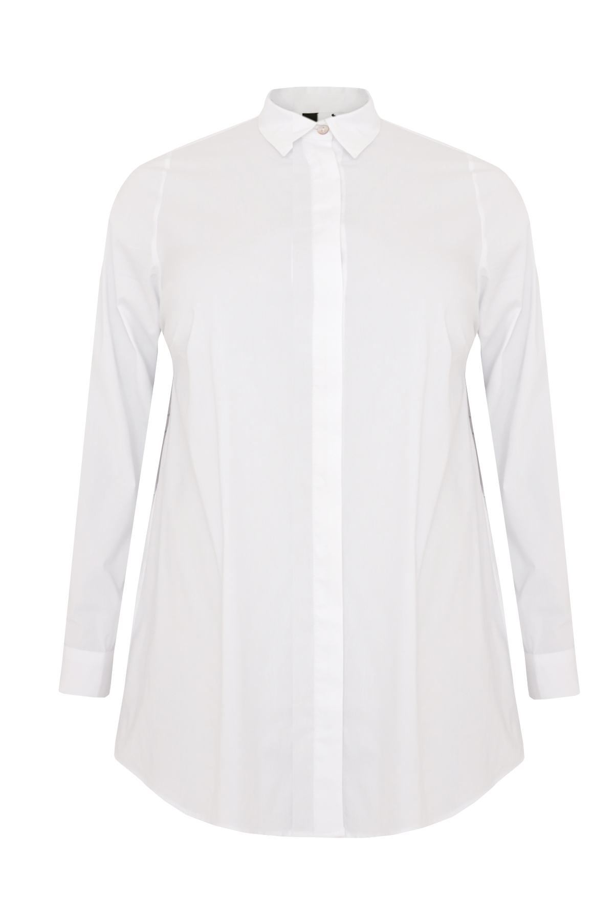 Shirt COTTON STRETCH - white 