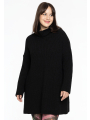 Pullover knit high neck - ecru black 