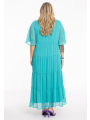 Dress long VOILE - turquoise