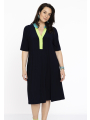 Dress A-line Colorblock DOLCE - black blue