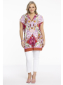 Tunic wide ROCCO - red 
