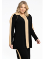 Tunic Contrast Lines Dolce - black 