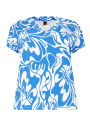 Shirt V-neck MAJOLICA - light blue