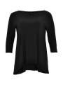 Shirt wide pleat back DOLCE - black 