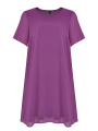 Dress A-line Voile - purple 
