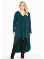 Tunic pointy layer DOLCE - black green 
