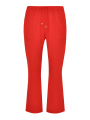 Trousers VENICE - black red 
