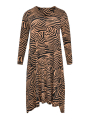 Dress ZEBRA - brown