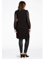 Tunic DOLCE lace sleeves - black 