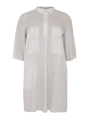 Dress POPLIN - white 