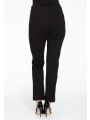 Trousers front slit FLEX - black 