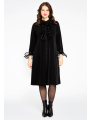 Blouse-dress with ruffles DOLCE - black 
