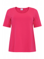 Basic T-shirt ORGANIC COTTON - white black blue pink light purple