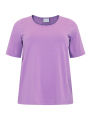 Basic T-shirt ORGANIC COTTON - white black blue pink light purple