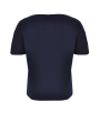 Shirt wide short sleeve COTTON - white black blue