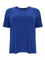Basic T-shirt A-line DOLCE - black blue red indigo