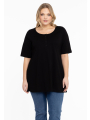 Tunic flare buttons COTTON - black blue
