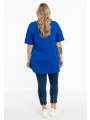 Tunic flare fit buttons COTTON - black blue white indigo red 