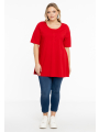 Tunic flare fit buttons COTTON - black blue white indigo red 