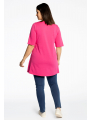 Tunic flare fit buttons COTTON - black blue white indigo red light blue pink