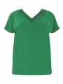 Basic T-shirt v-neck DOLCE - black blue green pink turquoise