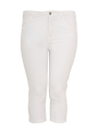 Jeans capri white - white 