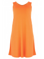 Dress sleeveless wide DOLCE - black blue grey red pink orange turquoise
