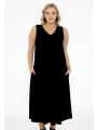 Dress sleeveless A-line DOLCE - black 