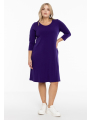 Dress DOLCE A-line - black blue purple 