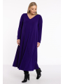 Dress Swing long sleeve DOLCE - black purple brown