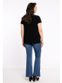 Shirt central pleat DOLCE - black blue pink