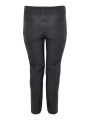 Trousers pintuck LEATHER - black blue