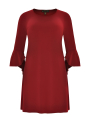 Dress DOLCE circle sleeve - red 