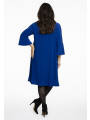 Dress frilled beaded DOLCE - black blue