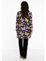 Cardigan with zip BUTTERFLY - black 