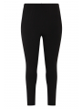 Trousers Xtra slim leather trim DOLCE - black 