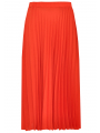 Skirt satin plissé - red 
