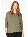 Tunic wide balloon DOLCE - black green 