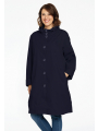 Raincoat hooded - brown black blue
