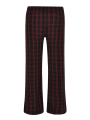 Trousers CHECK wide fit - black 