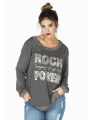 Sweater Rock Power - grey 